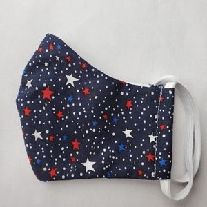 Kid's Patriotic Red, White, & Blue Stars Mask
